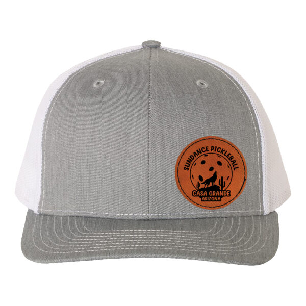 Sundance Pickleball Leather Patch - Snapback Trucker Cap Thumbnail