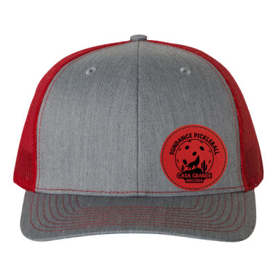 Sundance Pickleball Leather Patch - Snapback Trucker Cap Thumbnail