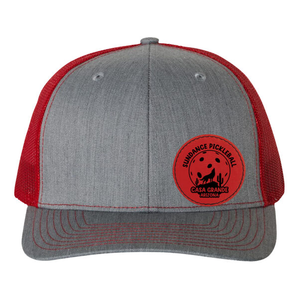 Sundance Pickleball Leather Patch - Snapback Trucker Cap Thumbnail