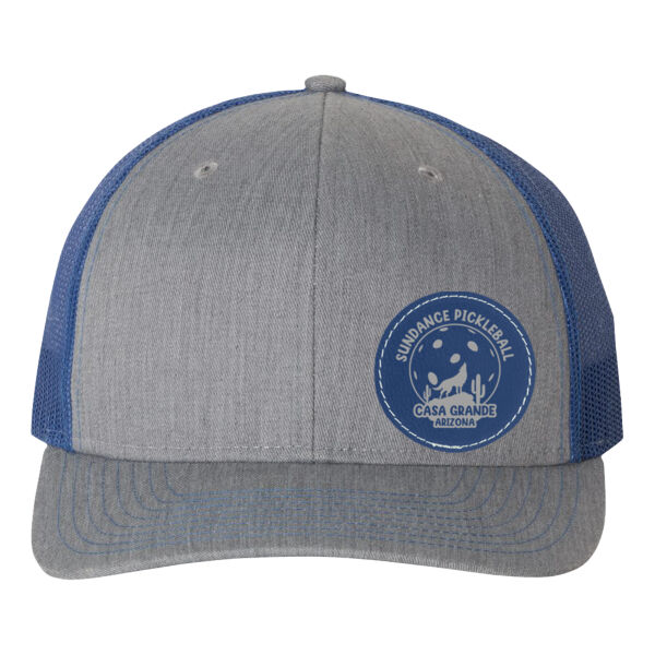 Sundance Pickleball Leather Patch - Snapback Trucker Cap Thumbnail